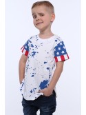 T-Shirt mit Flaggenmotiv NDZ4451 – Online-Shop – Boutique